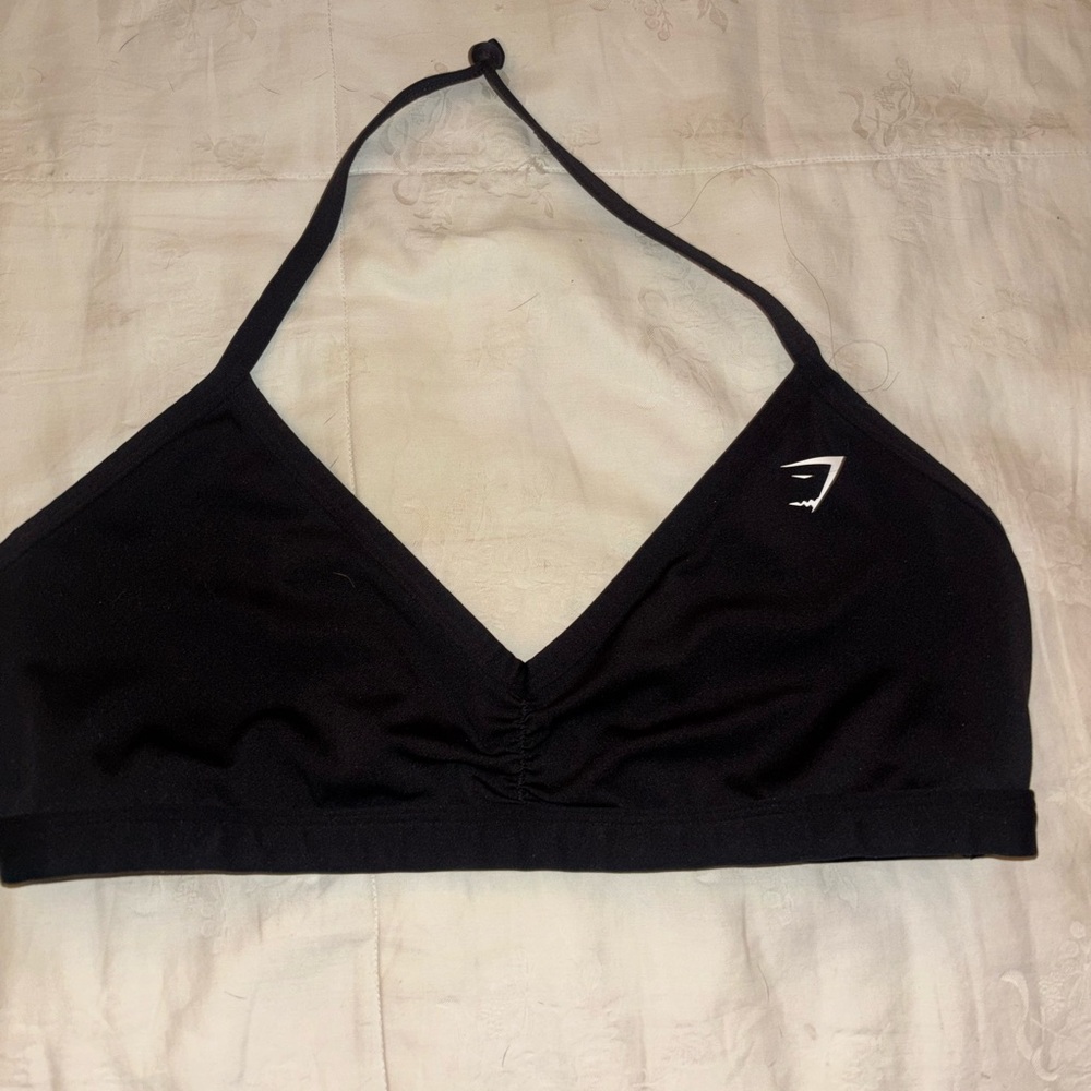 Black Gymshark Minimal Sports Bra